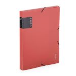 Műanyag füzetbox A/4, VERDE, téglaszínű