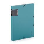 Műanyag füzetbox A/4, VERDE, petrol színű