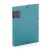 Műanyag füzetbox A/4, VERDE, petrol színű
