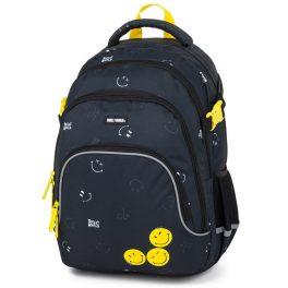   OXY Scooler hátizsák, iskolatáska, 4 rekeszes, 43x32x20cm, Smiley World