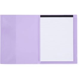  Zsebes mappa A/4, PVC, jegyzettömbbel PASTELINI, pasztell lila