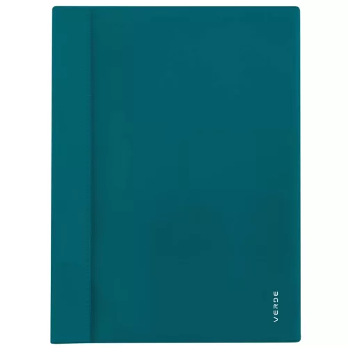 Gyorsfűző, PVC, A/4, VERDE, petrol színű