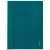 Gyorsfűző, PVC, A/4, VERDE, petrol színű