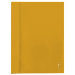 Gyorsfűző, PVC, A/4, VERDE, mustársárga