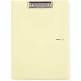   Felírótábla, fedeles, A/4, PVC, PASTELINI, pasztell sárga