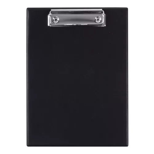 Felírótábla, fedeles, A/5, PVC, fekete