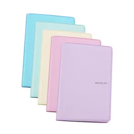   Igazolványtartó, kártyatartó, 6 betétlappal, mini, 72x103mm, PASTELINI, pasztell, többféle szín