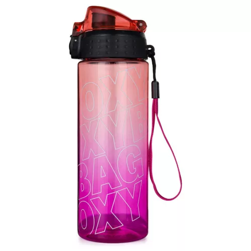 Oxybag kulacs, 600 ml, BPA mentes, OXY Click Rose, rózsaszín, átlátszó