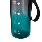 Oxybag kulacs, 800 ml, BPA mentes, OXY Life motivációs kulacs, Ombre Night, szürke-kék