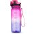 Oxybag kulacs, 800 ml, BPA mentes, OXY Life motivációs kulacs, Ombre Fuchsia, lila-rózsaszín