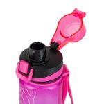 Oxybag kulacs, 800 ml, BPA mentes, OXY Life motivációs kulacs, Ombre Fuchsia, lila-rózsaszín