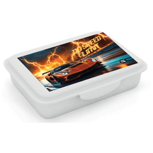 Autós uzsonnás doboz kivehető rekesszel, OXY