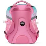 OXY Next iskolatáska szett, hátizsák tolltartóval és tornazsákkal, Ombre Pink, rózsaszín-türkiz