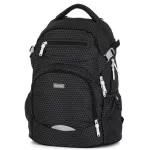 OXY Ombre hátizsák, iskolatáska, 4 rekeszes, 43x32x20cm, Black, fekete