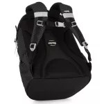 OXY Ombre hátizsák, iskolatáska, 4 rekeszes, 43x32x20cm, Black, fekete