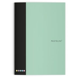 PASTELINI 444 füzet A/4, 40 lapos, vonalas, pasztell zöld