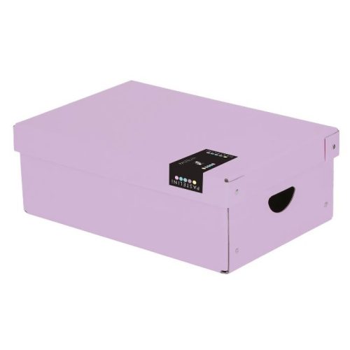 Tároló doboz, kicsi, 355x240x90mm, PASTELINI, pasztell lila