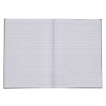 Jegyzetfüzet, notesz A/4, keményfedeles, 96 lapos, vonalas, VERDE, mélyzöld