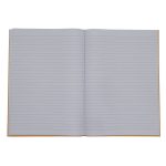 Jegyzetfüzet, notesz A/4, keményfedeles, 96 lapos, vonalas, VERDE, mustársárga