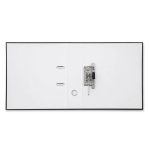 Emelőkaros iratrendező, A/4, 70mm, black&white, fekete