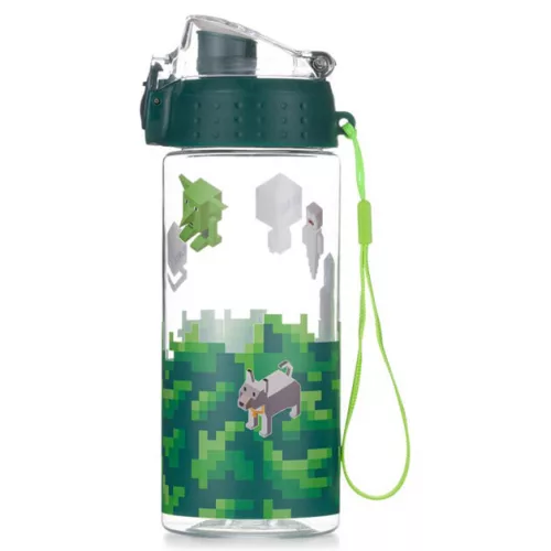 Minecraft mintás kulacs, 500ml, BPA mentes, OXY Click 2026 Playworld