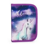 Pegazus tolltartó klapnis, üres, lila-rózsaszín