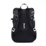 OXY Zero hátizsák, iskolatáska, 3 rekeszes, 47x32x18cm, Flowers, fekete