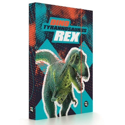 Dinoszaurusz füzetbox A/4, jumbo, T-Rex