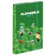 Minecraft mintás füzetbox A/4, jumbo, playworld 2, zöld