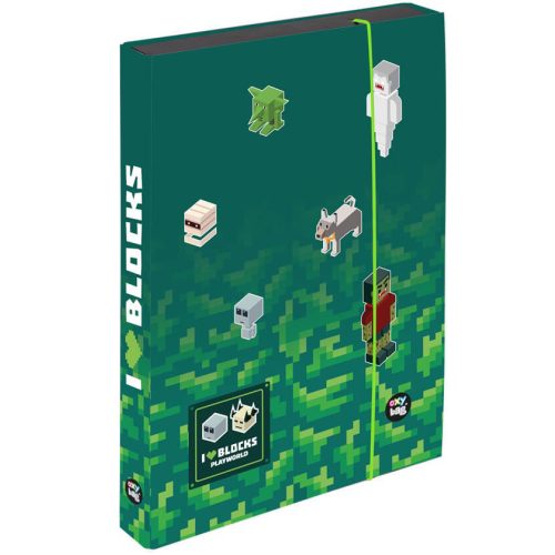 Minecraft mintás füzetbox A/4, jumbo, OXY 2026 Playworld