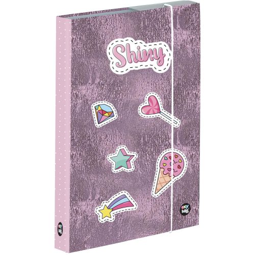 Shiny füzetbox A/4, jumbo, rózsaszín