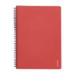 Spirál füzet A/4, vonalas, 60 lapos, műanyag borítóval, VERDE, többféle szín