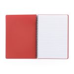 Spirál füzet A/4, vonalas, 60 lapos, műanyag borítóval, VERDE, többféle szín