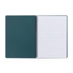 Spirál füzet A/4, vonalas, 60 lapos, műanyag borítóval, VERDE, többféle szín