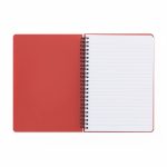 Spirál füzet A/5, vonalas, 60 lapos, műanyag borítóval, VERDE, többféle szín