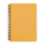 Spirál füzet A/5, vonalas, 60 lapos, műanyag borítóval, VERDE, többféle szín