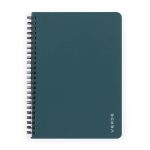 Spirál füzet A/5, vonalas, 60 lapos, műanyag borítóval, VERDE, többféle szín