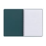 Spirál füzet A/5, vonalas, 60 lapos, műanyag borítóval, VERDE, többféle szín