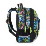 OXY GO ergonómikus hátizsák, iskolatáska, 39x29x20cm, Funny boy, fiús