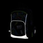 OXY GO ergonómikus hátizsák, iskolatáska, 39x29x20cm, Funny boy, fiús