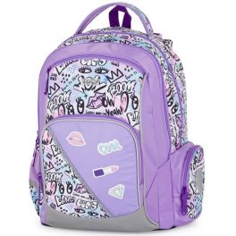   OXY GO ergonómikus hátizsák, iskolatáska, 39x29x20cm, Funny girl, lányos