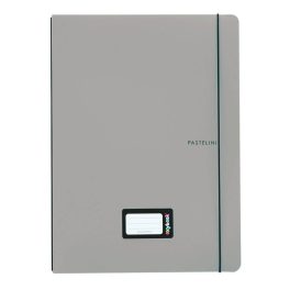   OXYbook füzet A/5, 40 lapos, vonalas, PASTELINI, pasztell szürke