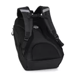 OXY Sport hátizsák, iskolatáska beledobálós tolltartóval, 3 rekeszes, 46x32x16cm, Black, fekete