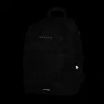 OXY Sport hátizsák, iskolatáska beledobálós tolltartóval, 3 rekeszes, 46x32x16cm, Black, fekete