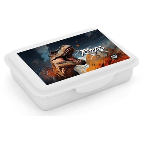 Dinoszaurusz uzsonnás doboz kivehető rekesszel, OXY