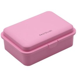 Pastelini uzsonnás doboz, rózsaszín