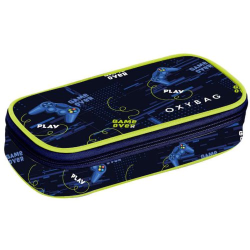 Gamer kék tolltartó, beledobálós, jumbo, OXY 2026