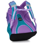 OXY Ombre hátizsák, iskolatáska, 4 rekeszes, 43x32x20cm, Blue - Pink, lila-rózsaszín