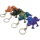 Dinoszauruszos kulcstartó figurák, kb. 10 cm, többféle színben