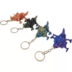 Dinoszauruszos kulcstartó figurák, kb. 10 cm, többféle színben